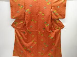 重ね菱模様小紋着物